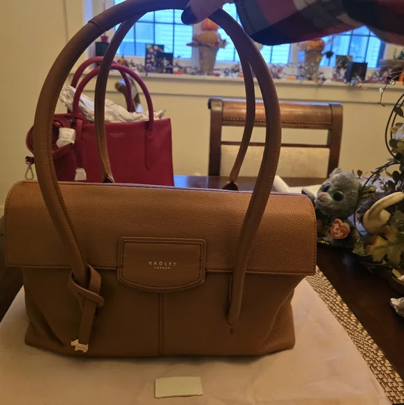 Radley London Brown Leather Shoulder Bag - Picture 2 of 13